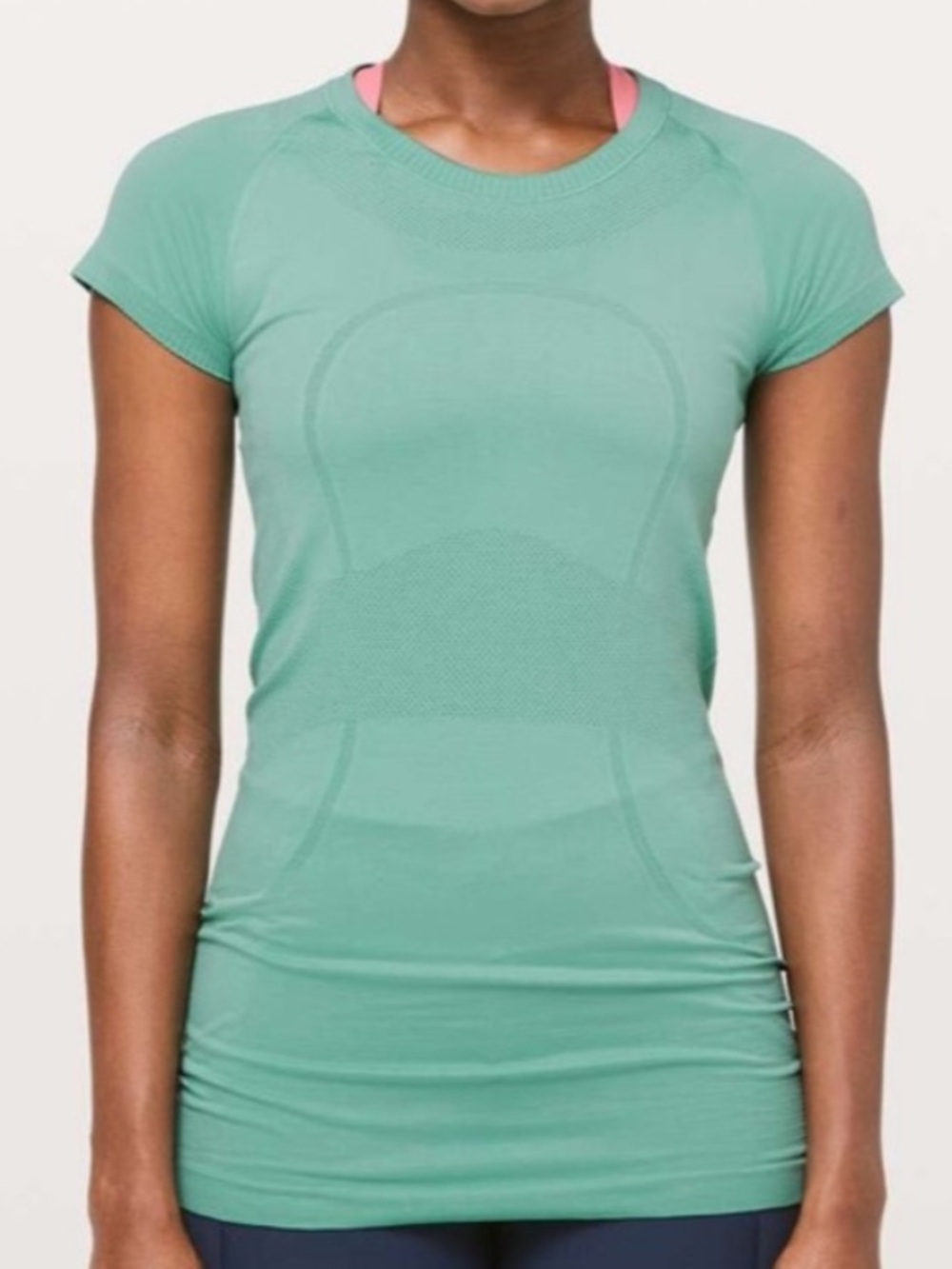 Lululemon Run: Swiftly Tech Short Sleeve Crew, Green | Size 8
